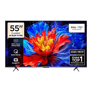 55P8K - TCL 55" QD UHD 144 Native QLED Google TV P8 55P8K - TCL 55" QD UHD 144 Native QLED Google TV P8