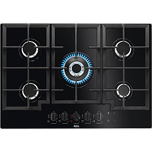 כיריים גז זכוכית 74 ס"מ STEP POWER עם טיימר מובנה HKB75550NB כיריים גז זכוכית 74 ס"מ STEP POWER עם טיימר מובנה HKB75550NB